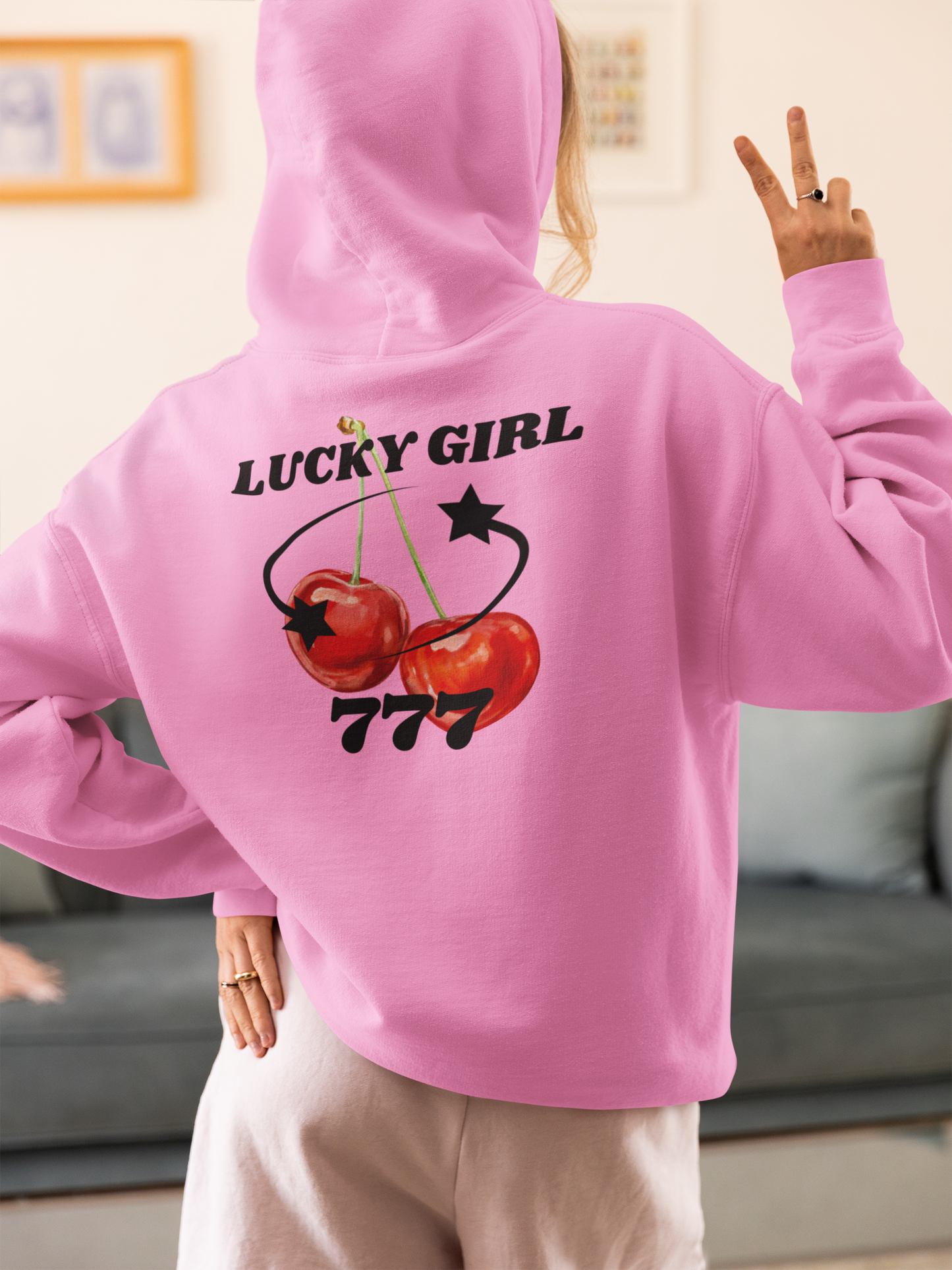 Cherry Hooded Sweatshirt